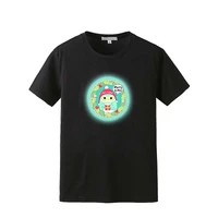 family fitted parent child outfit bird cute animal led el sound activated music t shirt for family party birthday gift