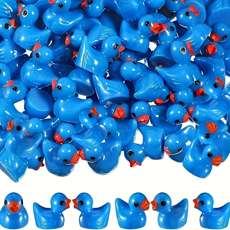 

Миниатюрные фигурки уток из полимера 100 шт.