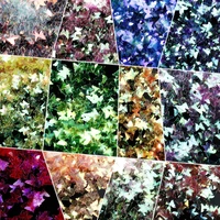 50g holographic mirror butterfly nail sequins ultra thin flake nail glitter gold purple rainbow gel polish manicure decoration 6