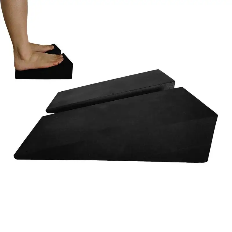 

Lightweight And Portable Non-slip Squat Wedge Block Squat Ramp Deadlift Wedge Calf Stretcher Slant Board Strength For Squat And