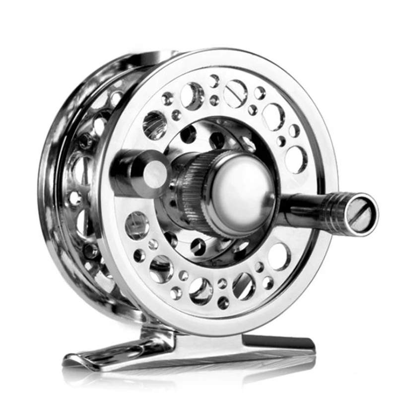 

Metal Ice Fishing Reel Left/Right Handed V-Shape 2BB+RBB Ice Fishing Wheel 60Mm Fly Fishing Reels Gear Ratio 1:1