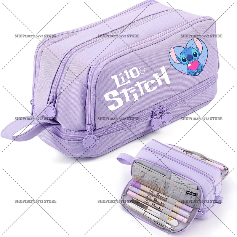 

Студенческий пенал Potdemiel Stitch для девочек