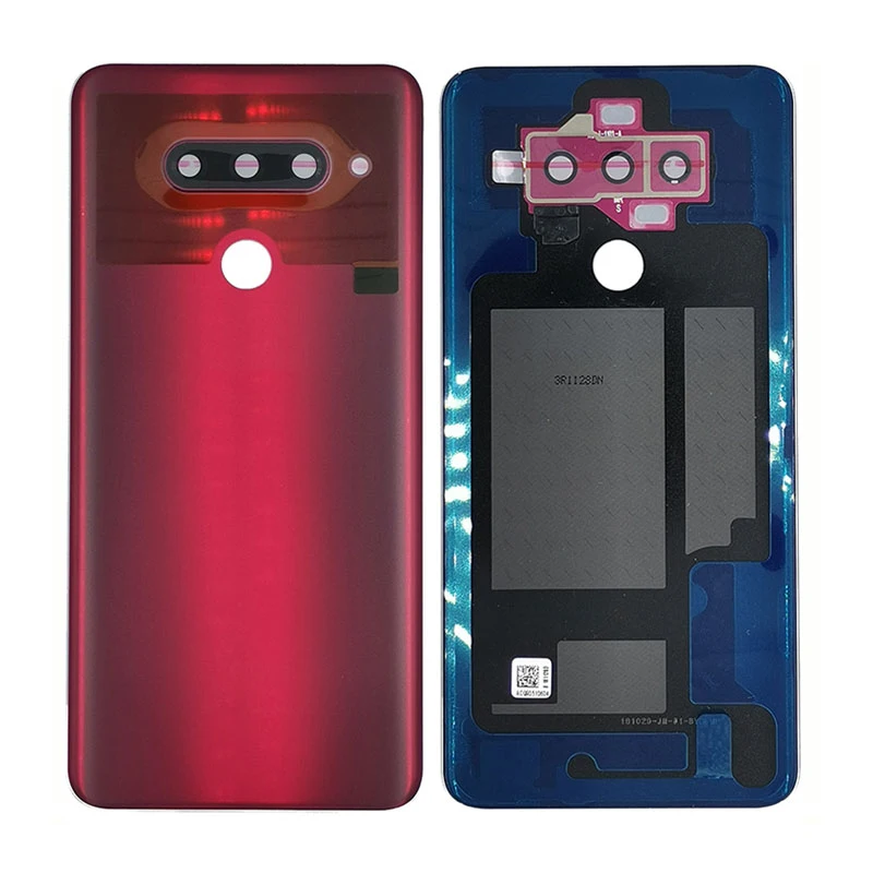 

For LG V40 Back Glass Cover Housing Compatible with For LG V40 ThinQ with glass lens Battery Cover Rear Door Panel Housing Case