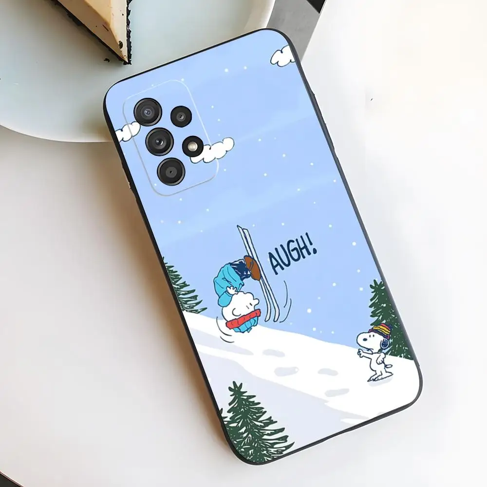 Фото Чехол для телефона с рисунком O-SnoOPIES-YS для Samsung S26 S25 Edge S24 S23 S22 Ultra Plus Fe A57 A37 A17 A56 5G, силиконовый чехол №2