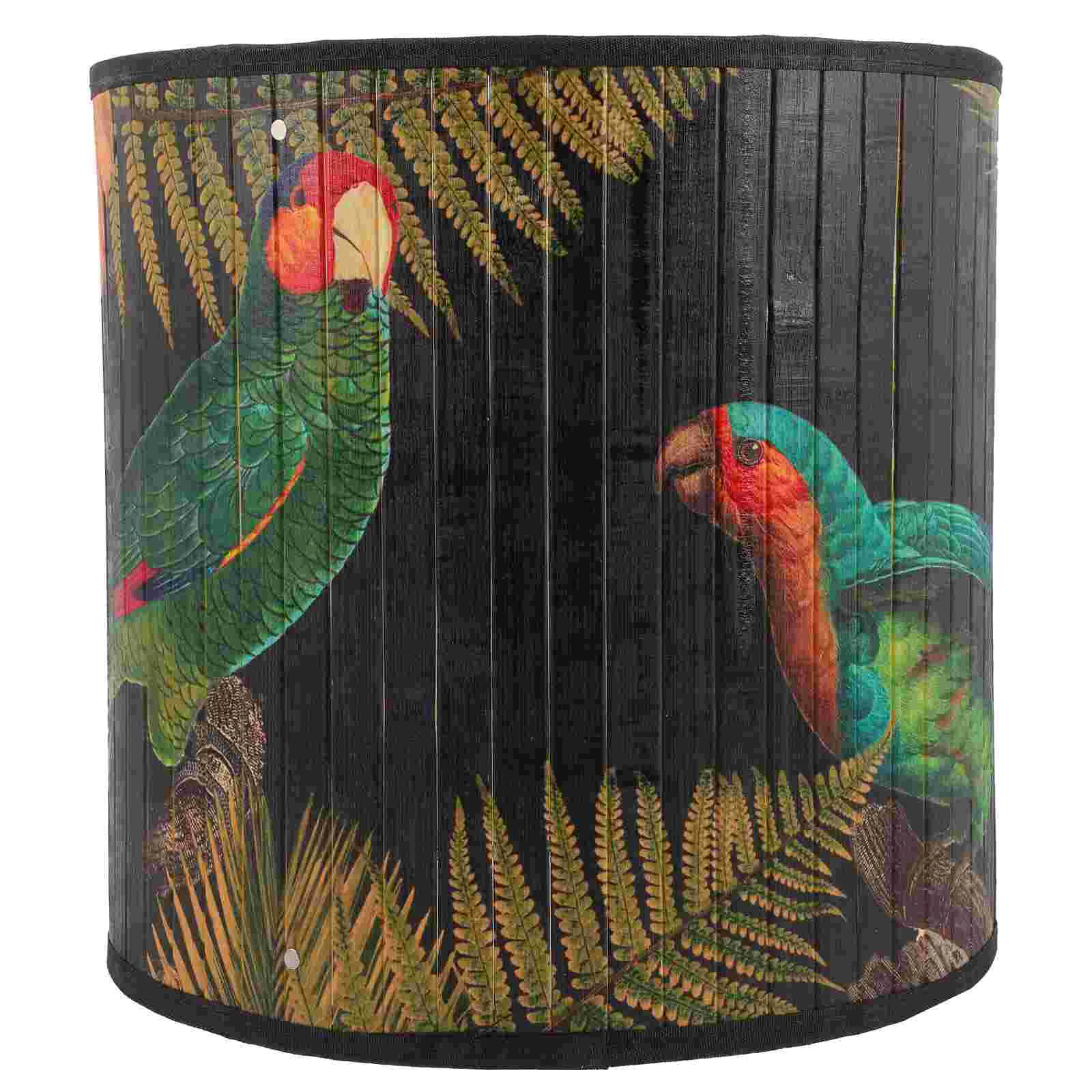 

Exquisite Pattern Lampshade Delicate Light Drum Hanging Cover Accessory Iron Wear-resistant