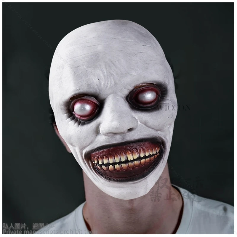 Новинка 2024 ужас экзорцист смайлик маска демона косплей зло призрак череп