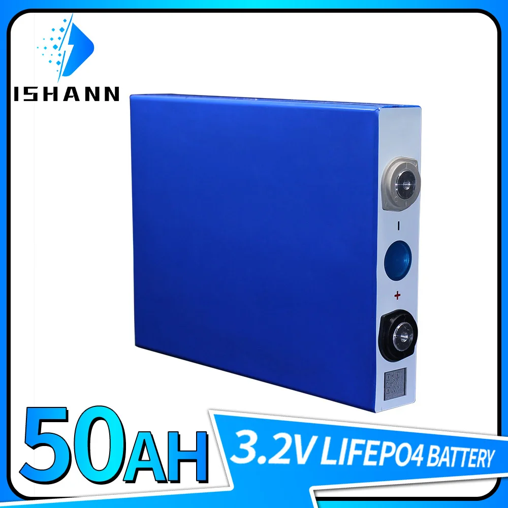 

Grade A 32PCS 3.2V Lifepo4 50ah Brand New Lifepo4 Battery Diy Rechargeable Batteri Pack For System RV Solar Cells EU US TAX FREE