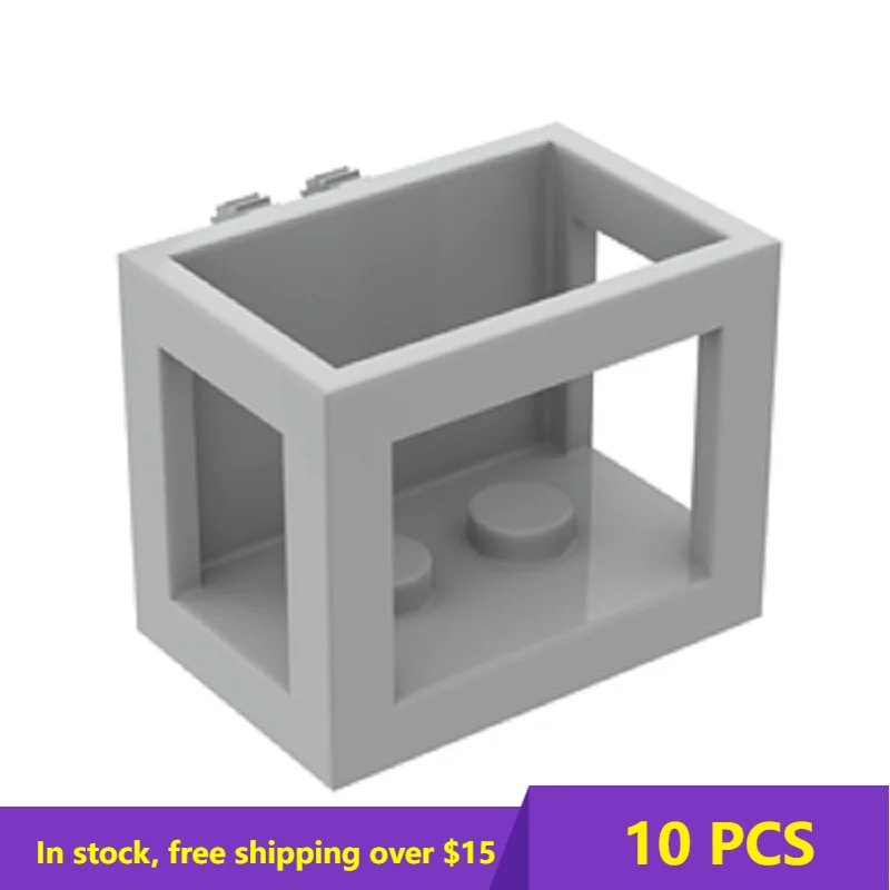 

10PCS Assembles Particles 51858 2 x 3 x 2 Hoist / Bucket Basket Bricks Building Blocks Replaceable Parts Toys For Gifts