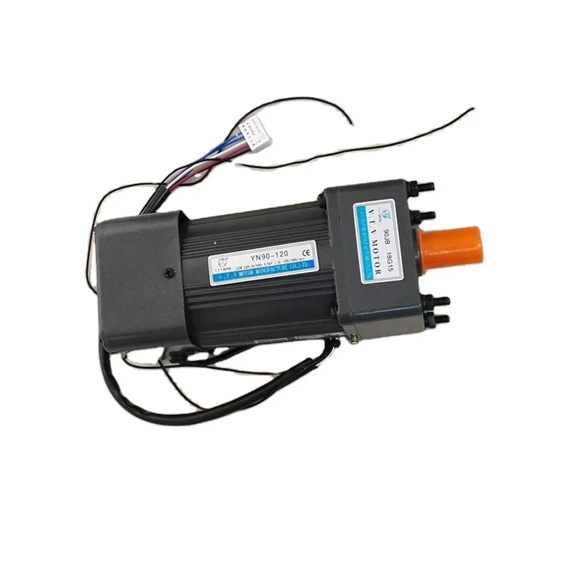Однофазный двигатель YN90-120 VTV 220 V ac Редуктор индукционного двигателя