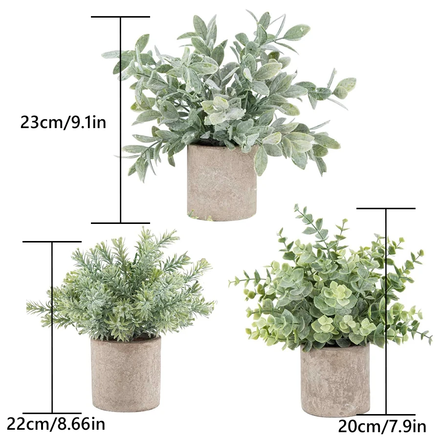 

3 Упаковки Искусственных Бонсай В Горшках, Декоративные Для Дома, Офиса, Сада, Свадебного Декора