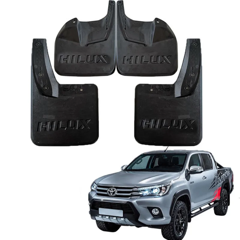 

Брызговики для Toyota Hilux REVO 4WD 2015 2016 2017 2018 2019 2020 2021
