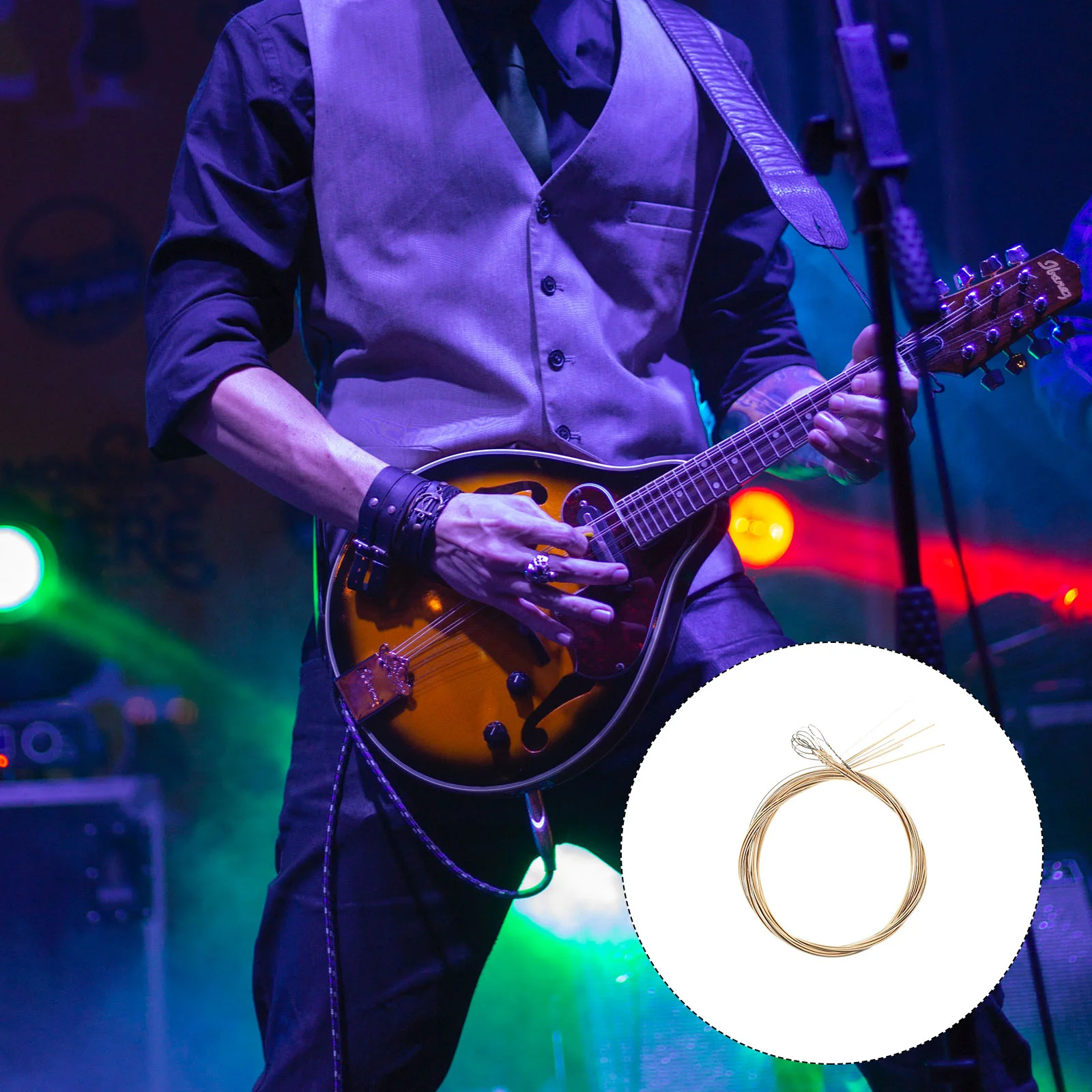 

8 шт., удобные светодиодные ленты для мандолина