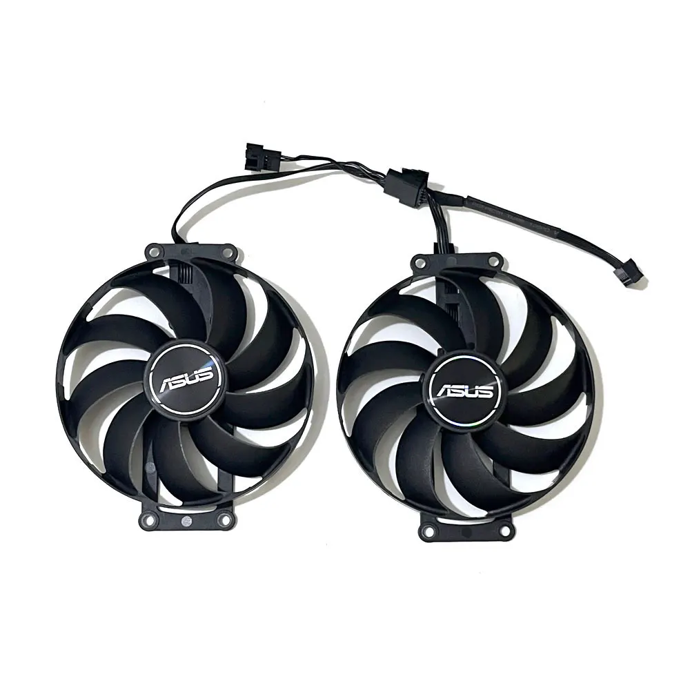 Фото НОВЫЙ оригинальный 1 комплект охлаждающего вентилятора RTX3060 GPU 87 мм для видеокарты ASUS Dual RTX 3050 3060 3060TI Mini GTX 1650 1660S RX 6500 6400XT №5