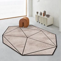 irregular carpet living room coffee table mat bedroom room felt floor mat is dirty and easy to care for makeup stool carpet mat