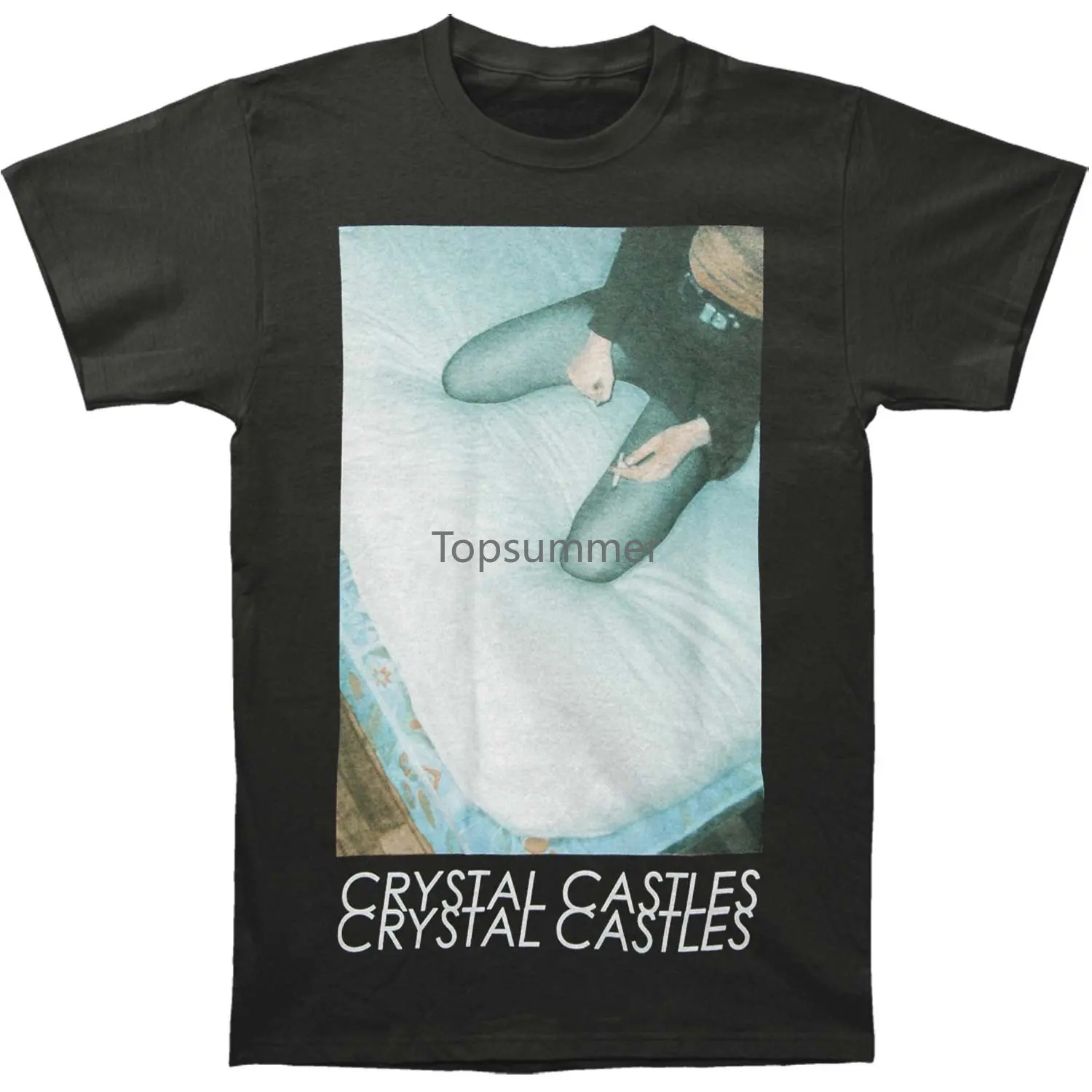 

Men Funny T Shirt Women Cool Tshirt Crystal Castles Big Deer Fashiont-Shirt