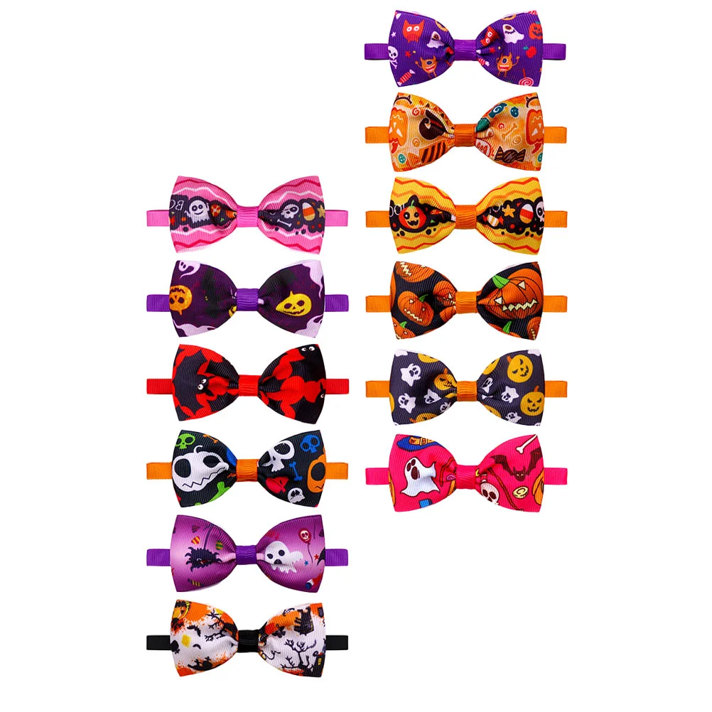 

12 Pcs Pet Bow Tie Neckties Birthday Baby Clothes Christmas Decor Dog Festival