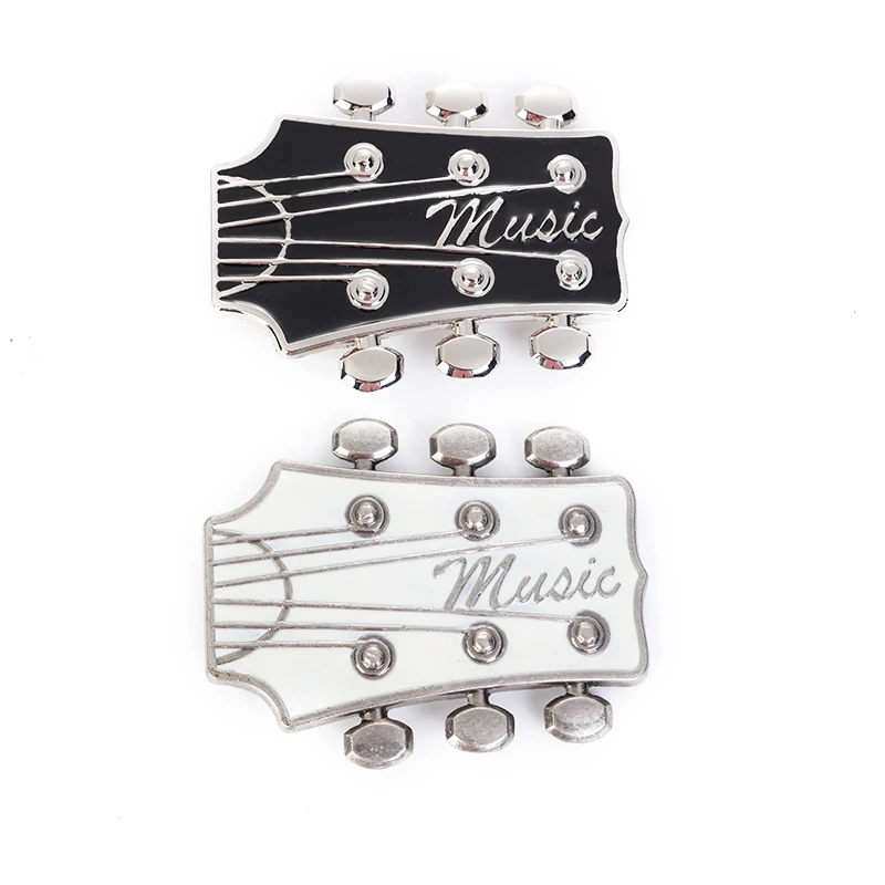 

Western Cowboy Music Guitar Buckle Zinc Alloy Belt Buckle