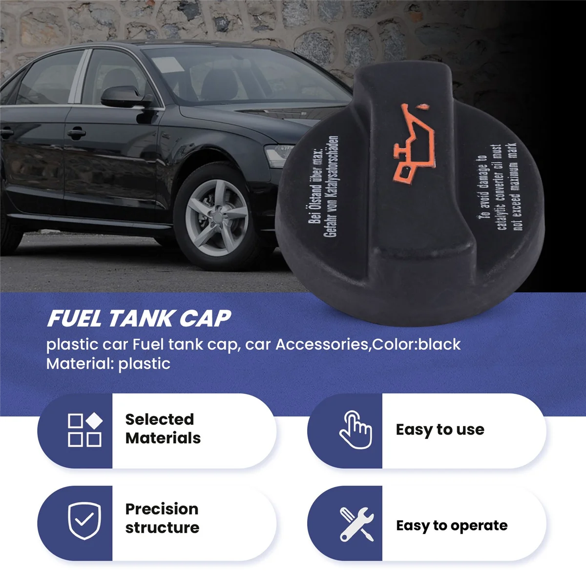 Для AUDI FEBI BILSTEIN КРЫШКА МАСЛЯНОГО НАПОЛНИТЕЛЯ 06B 103 485D/02113