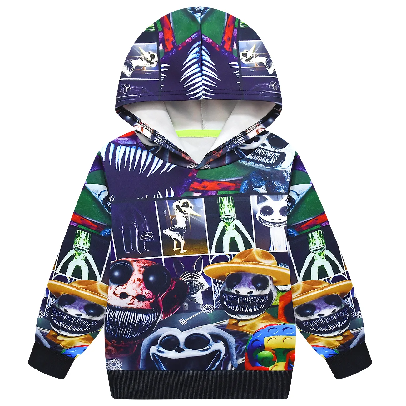 Детская толстовка с капюшоном и принтом зоономия