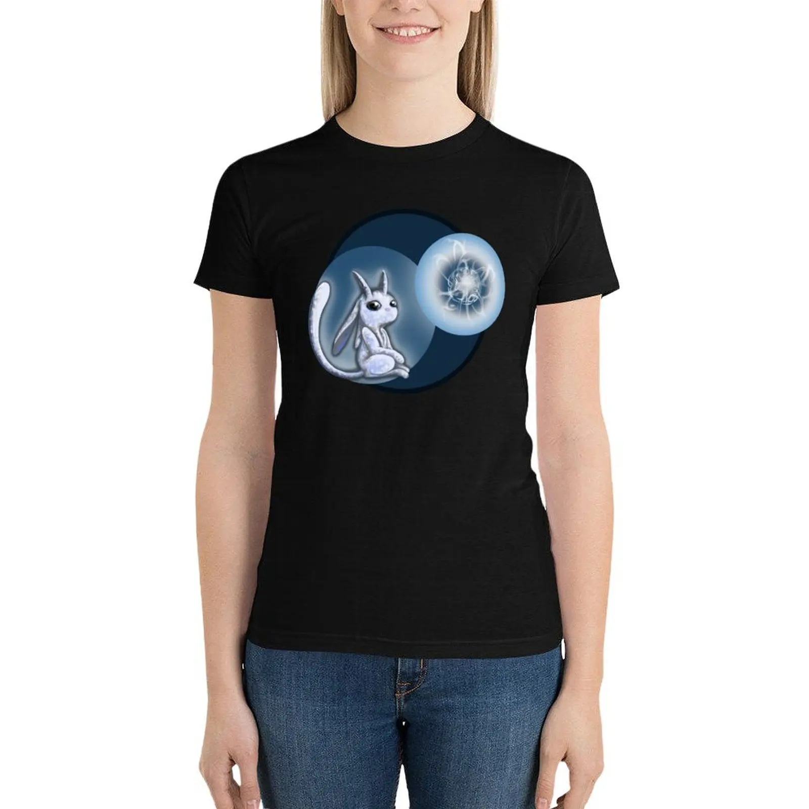 Футболка Ori and Sein с рисунком аниме одежда корейская мода блузка женские летние