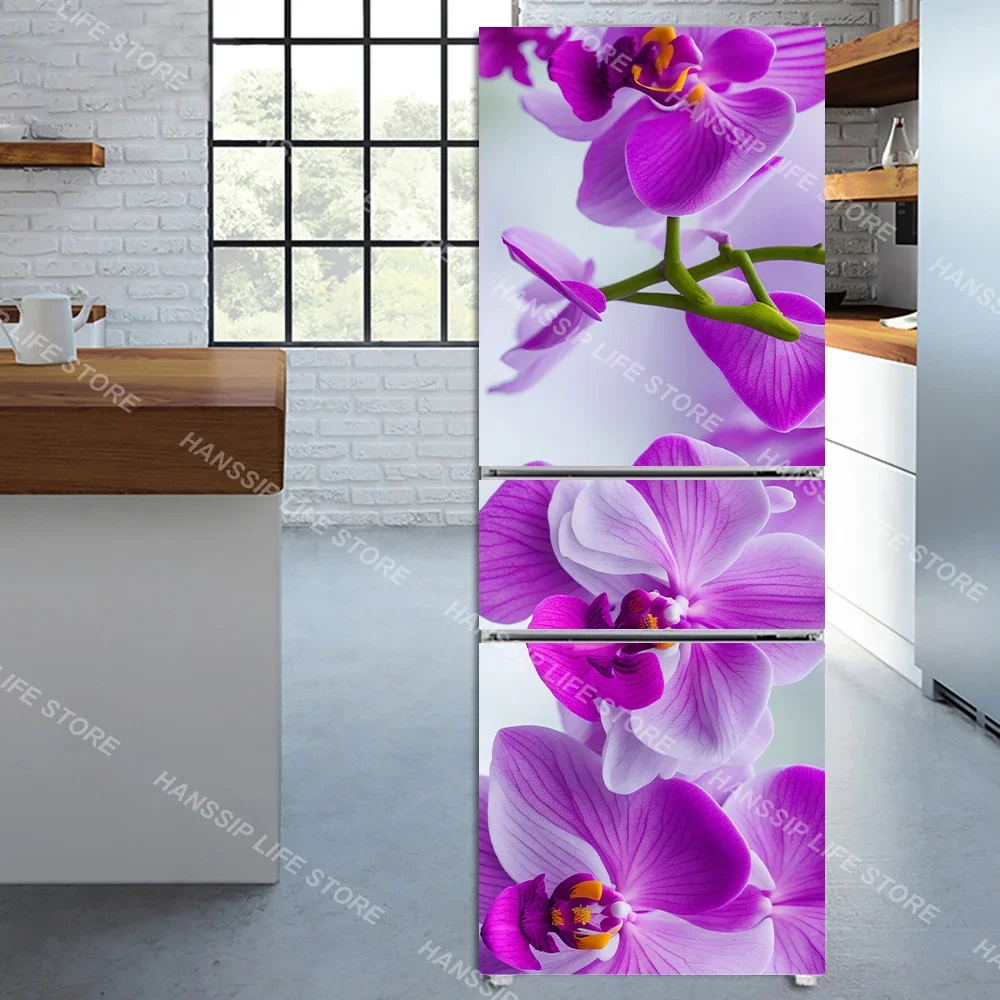 INS цветочная натюрморт художественная роспись наклейка на дверь холодильника