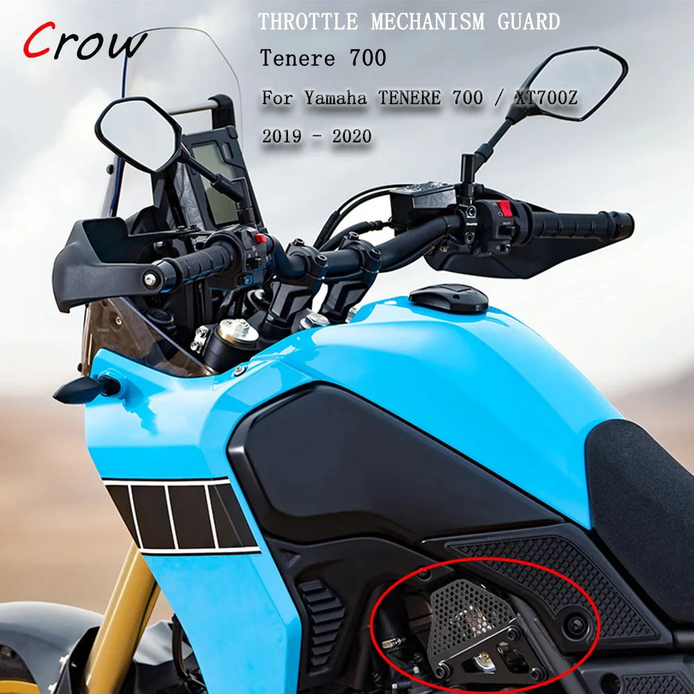 

For Yamaha Tenere 700 Tenere700 XT700Z XTZ 700 T7 T700 Motorcycle Throttle Mechanism Guard Protector Cover Protection Grill