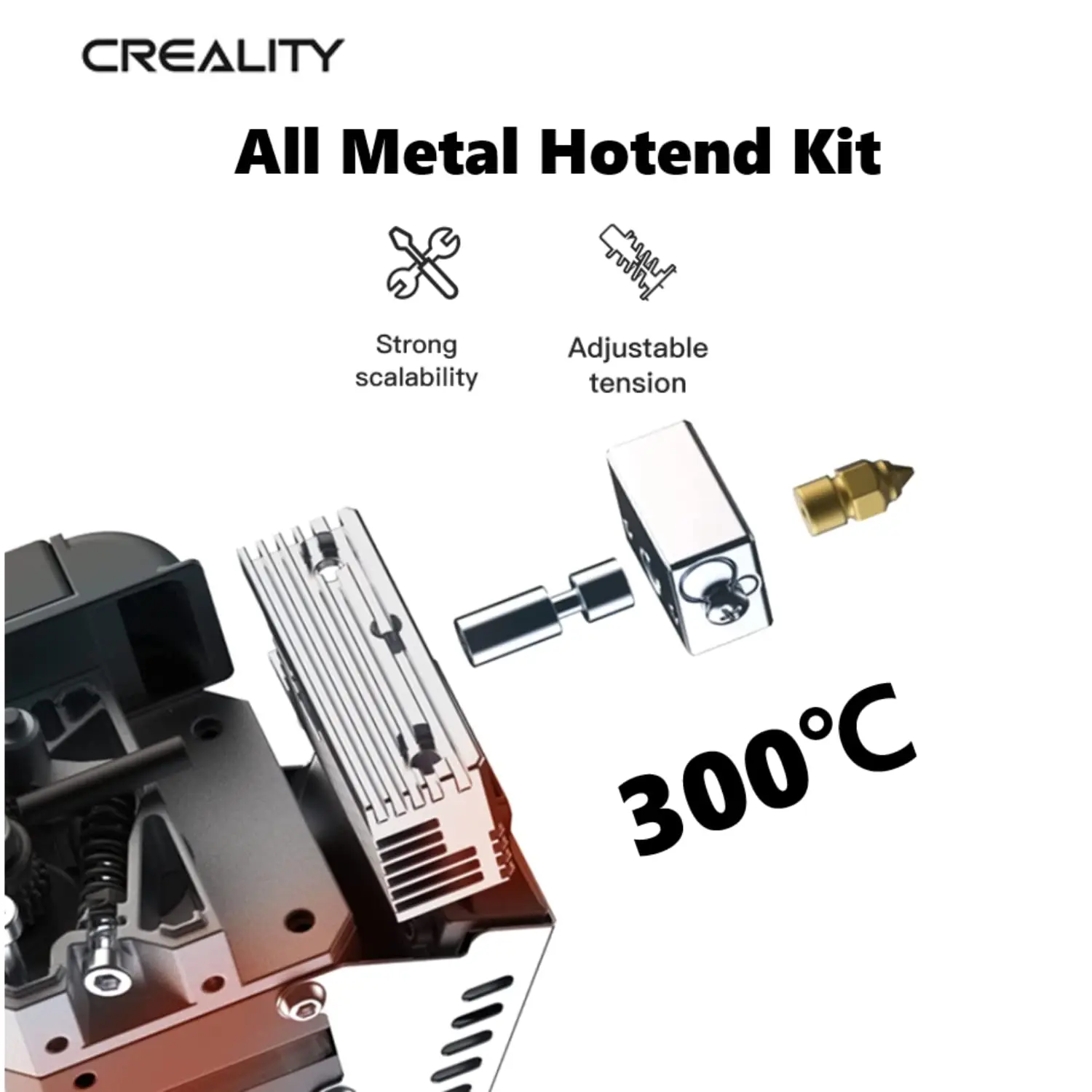Деталь для 3D-принтера Creality Sprite Extruder Pro цельнометаллическая двойная передача Ender 3 /