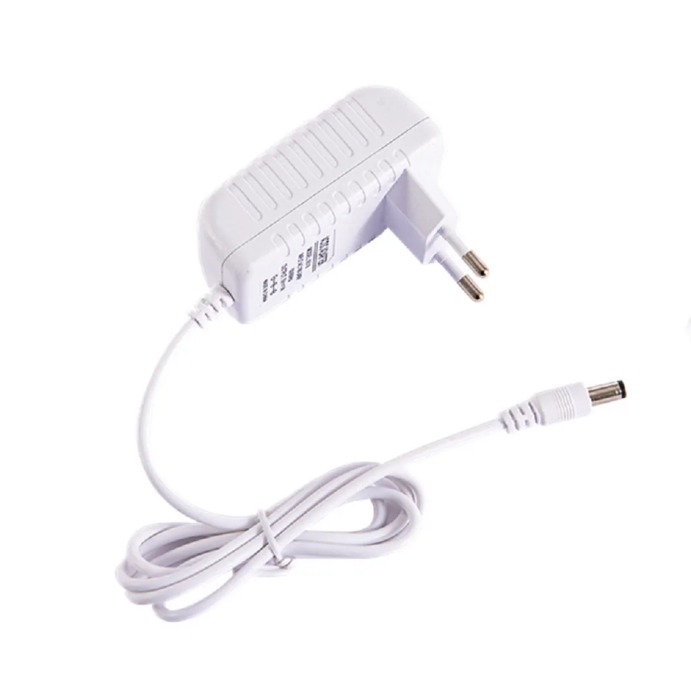 

White Color EU Type AC 100-240V to DC 12V 2A Power Supply AC/DC Adapters Power Plug Adaptor 5.5x2.5mm for Camera CCTV LED Strip