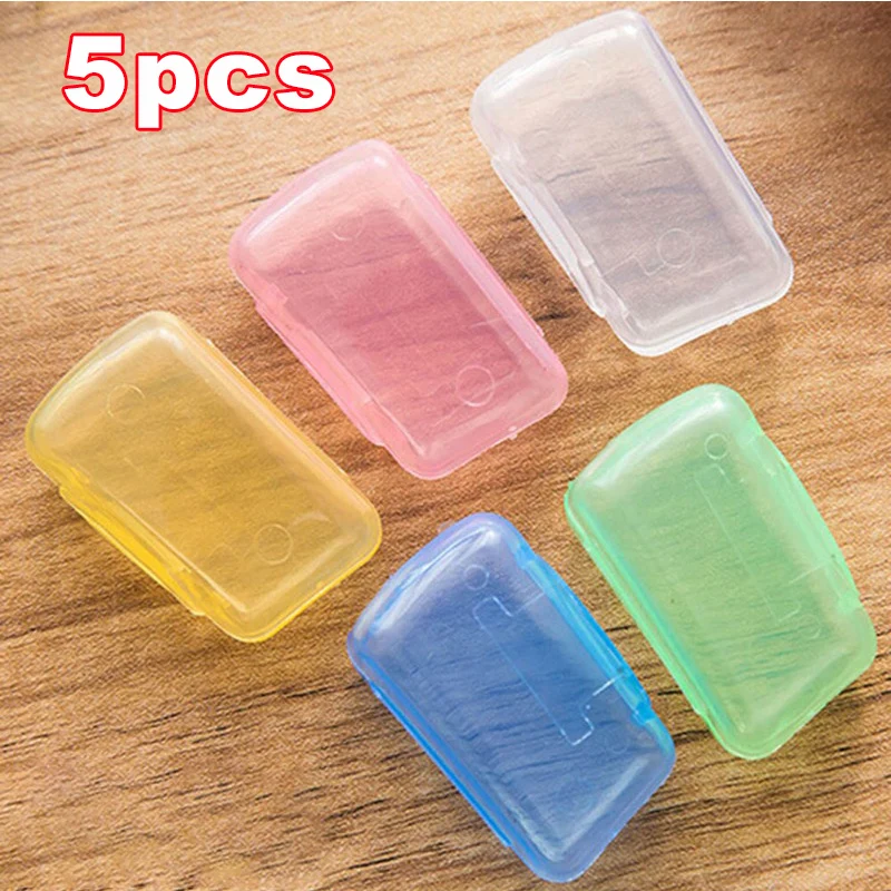 

5pcs Toothbrush Cover Brush Cap Case Portable Travel Hiking Camping