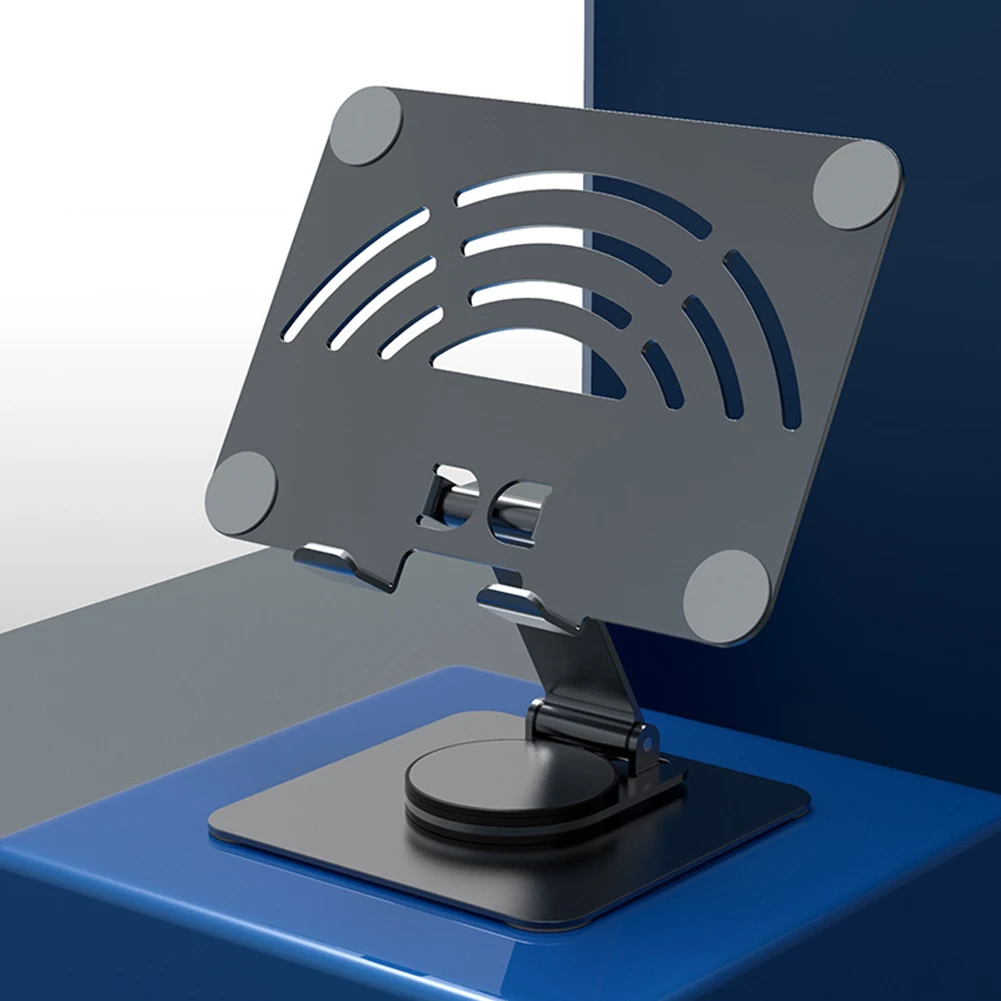 

Складная подставка для планшета и телефона с вращением на 360 градусов, Настольный кронштейн с отверстиями, регулируемая подставка для телеф...