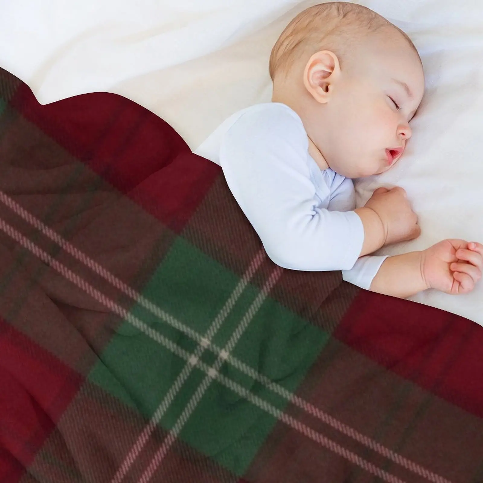 Фото Плед Lennox Scottish Tartan для диванов, фланелевый плед в клетку для дивана №5