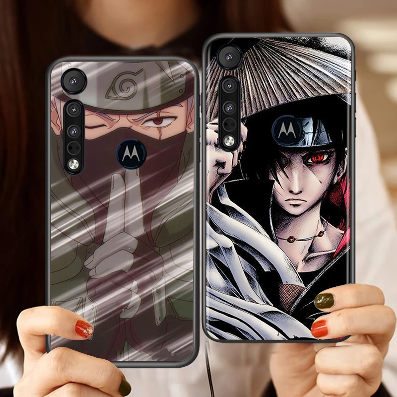 naruto kakashi cartoon role for motorola moto g g60 g60s g50 g40 g9 g10 e7i e6s power edge 20 e20 2021 x3 s pro black phone case free global shipping