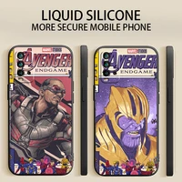marvel comics phone case for xiaomi redmi 9 9i 9t 9at 9a 9c liquid silicon protective smartphone funda silicone cover shell