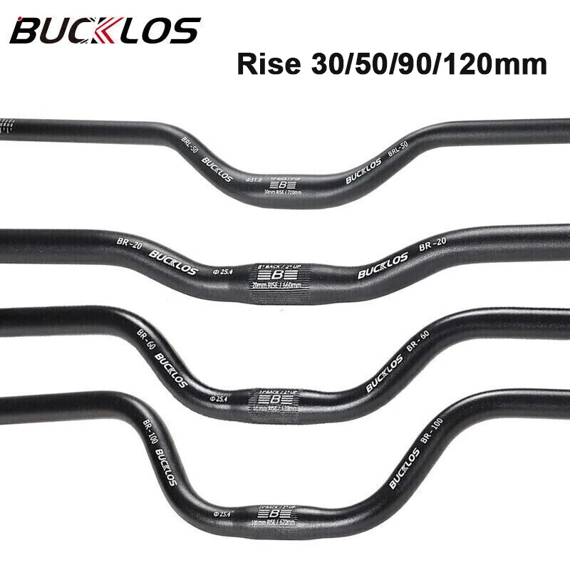 BUCKLOS 31 8 мм руль велосипеда Rise Swallow ручка для горного 8*780 стояк 30/50/90/120 алюминиевые