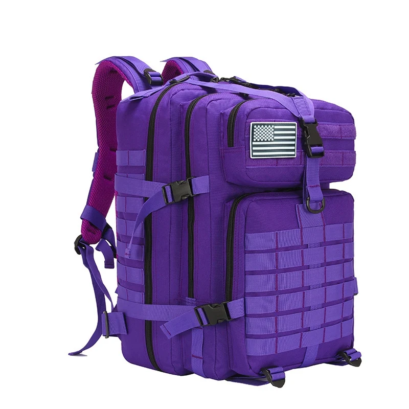 

Камуфляжный вместительный военный рюкзак 45L 900D для активного отдыха, армейская охота, мужские походные сумки, рюкзак для тактических походо...