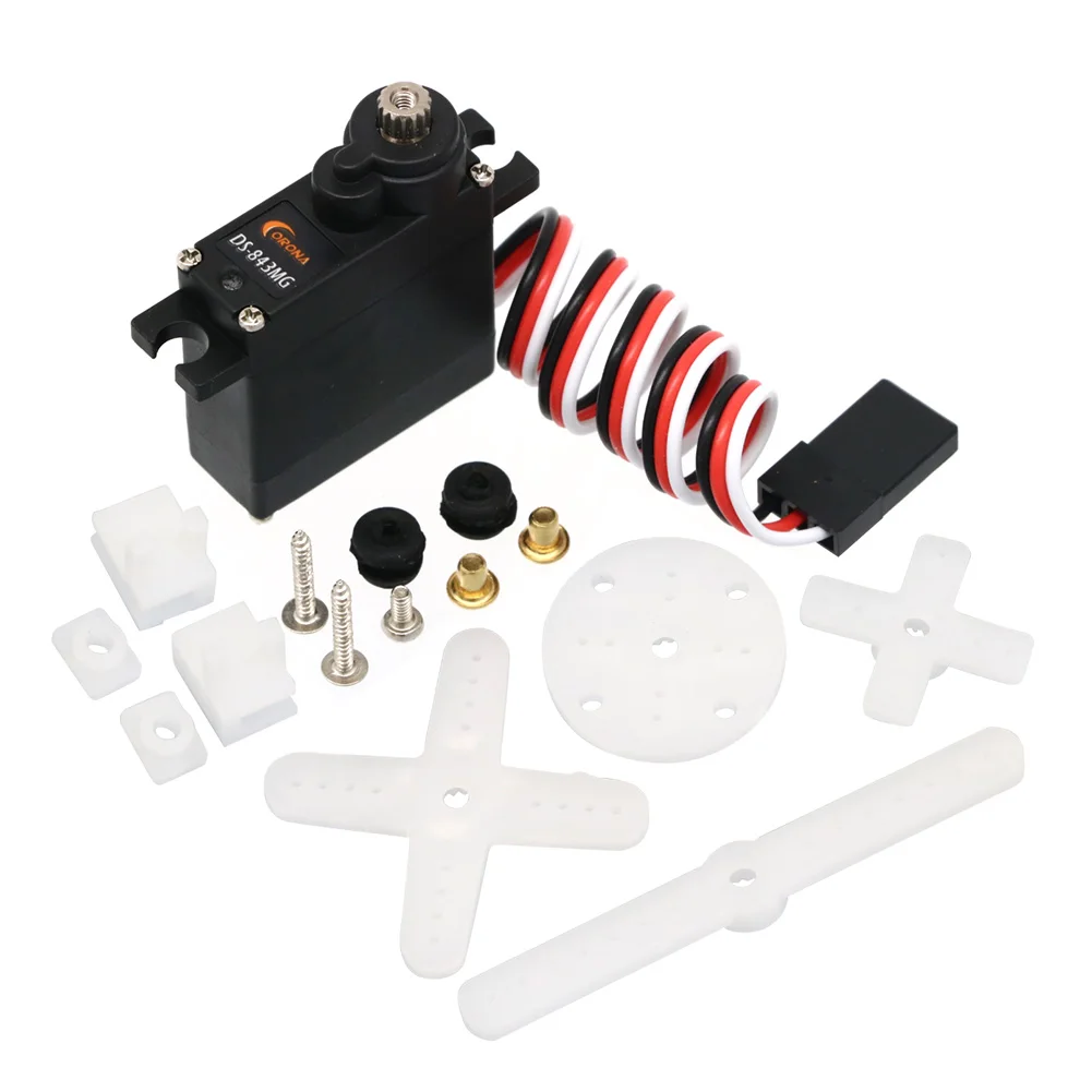 Corona DS843MG DS-843MG Цифровой микросервопривод с высоким крутящим моментом 4 8 кг/0 10 с/11 5