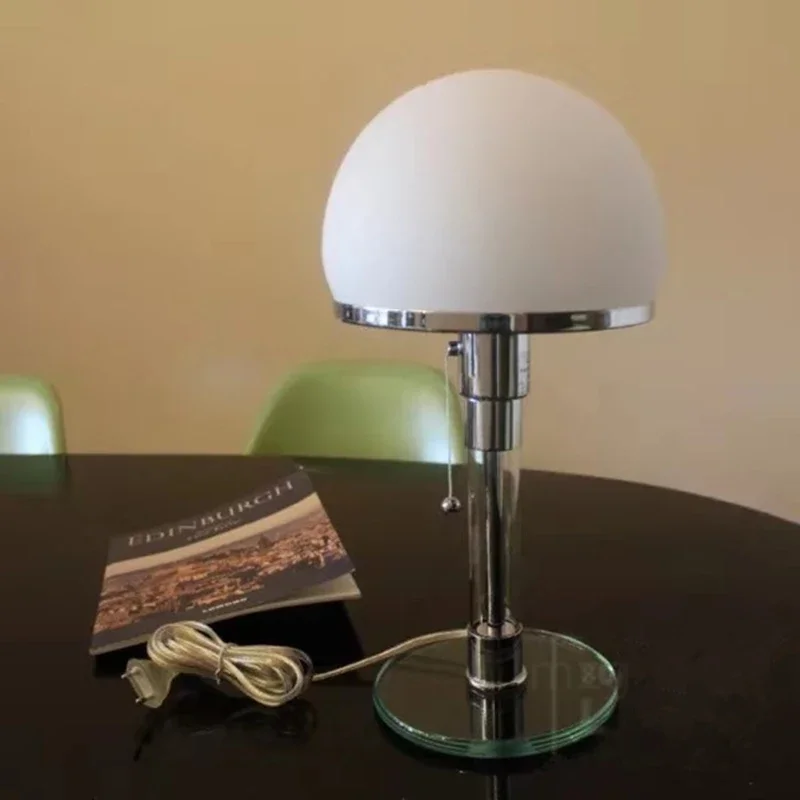 Стеклянная светодиодсветодиодный настольная лампа в скандинавском стиле