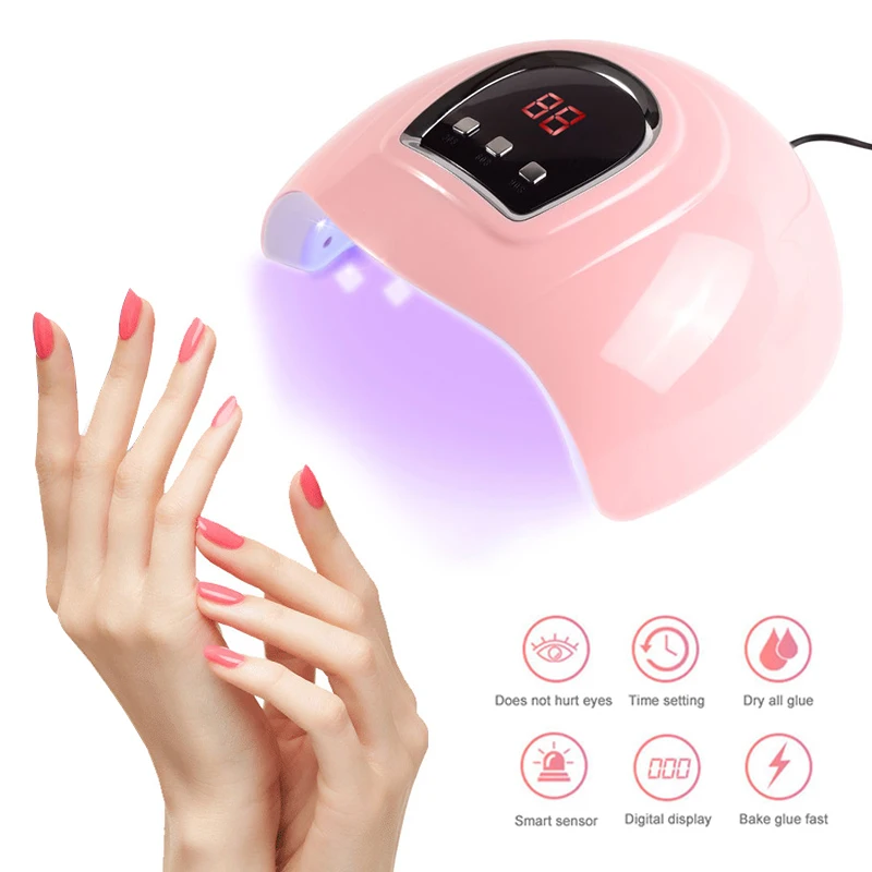 

Professional UV LED Lamp For Nails Dryer 54W Ice Lamp Manicure Gel Nail Lamp Drying Lamp Curing Gel Nail Polish Nail Art Tool