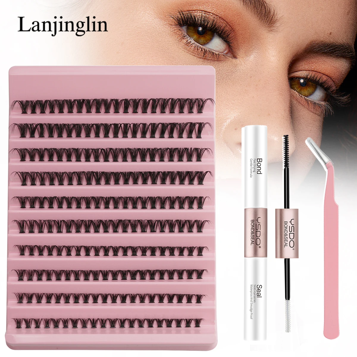 Популярные индивидуальные кластеры для ресниц с водонепроницаемым крепким