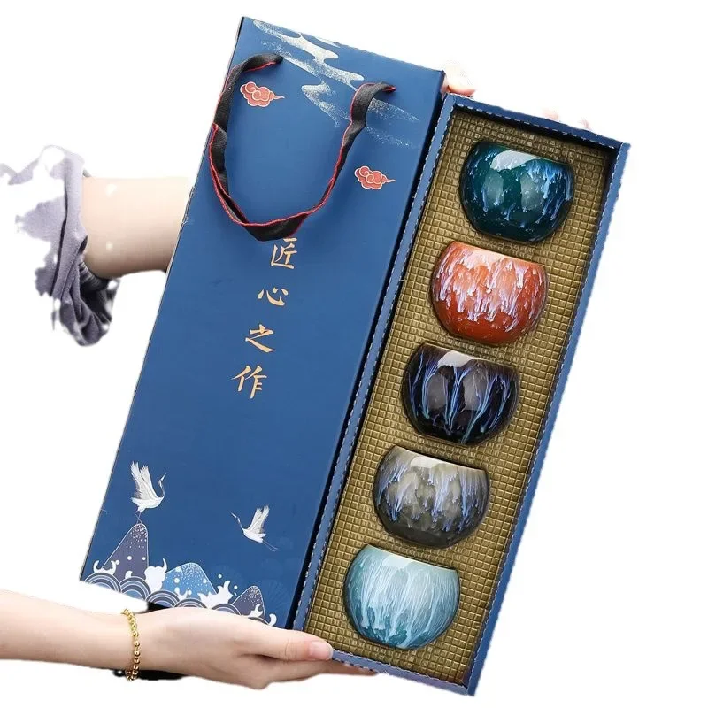 Меняющий печи яйцо дракона пятиэлементная чашка стильная индивидуальная