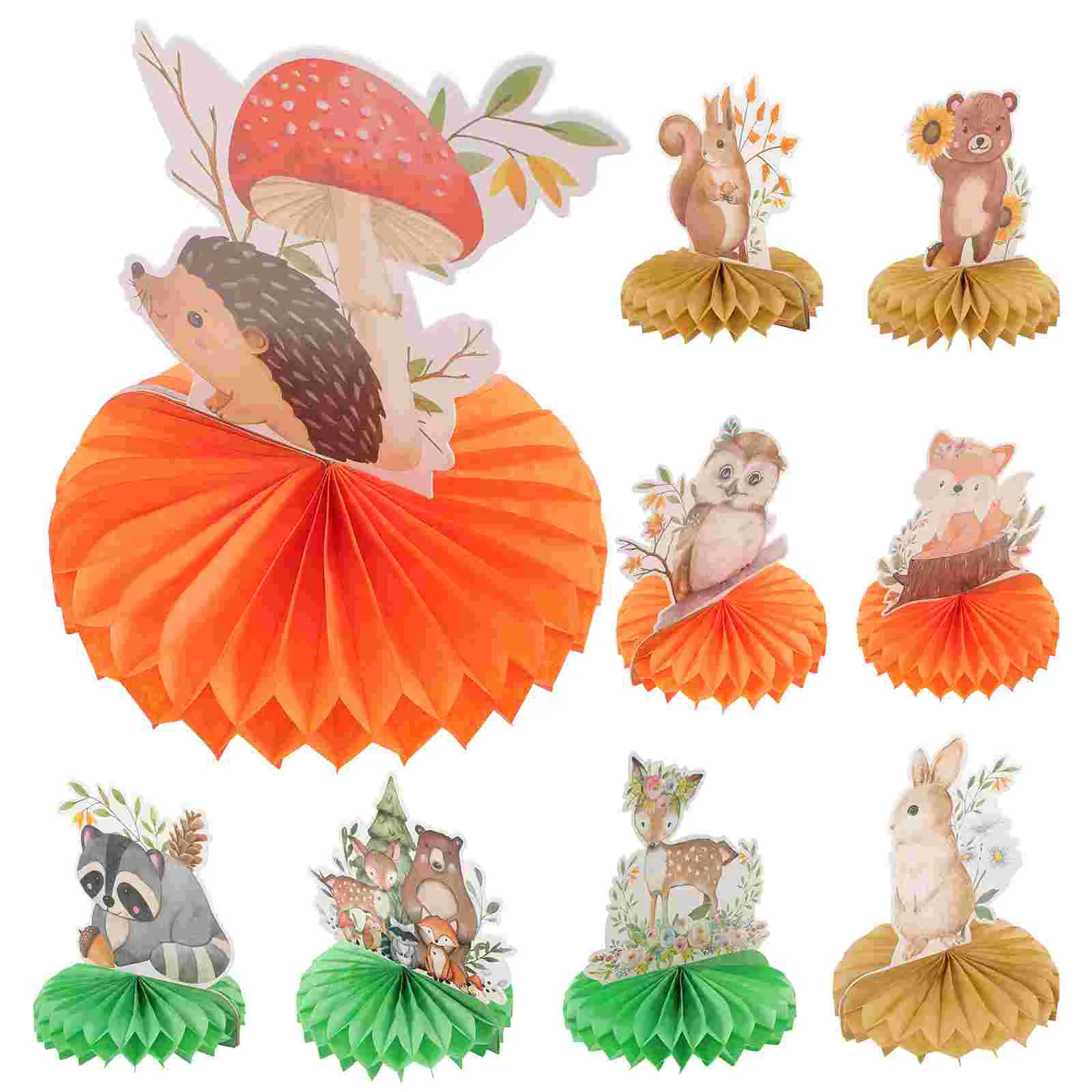 

Decorations Baby Woodland Shower Birthday Party Centerpieces Animal Supplies Girl Table Honeycomb