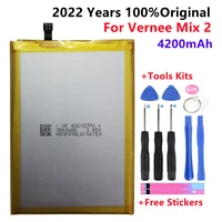 100 new vernee mix2 battery high quality 4200mah 3 8v li ion battery replacement for vernee mix 2 smartphone battery
