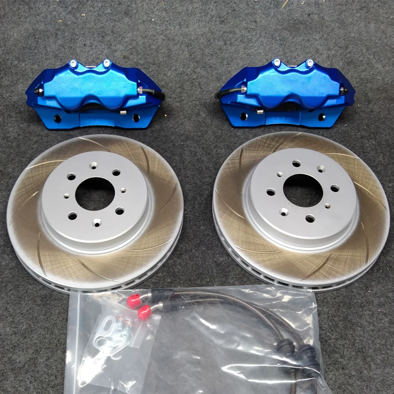

OEM 4pot caliper blue anodized color brake caliper kits with pads for Honda Jazz gk5