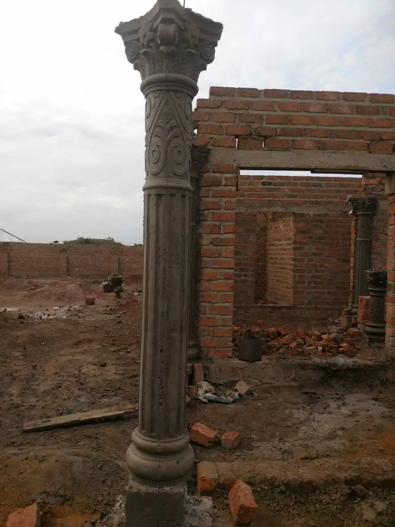 20 см х 310 цветочный узор вертикальные полосы пластиковая бетонная форма для