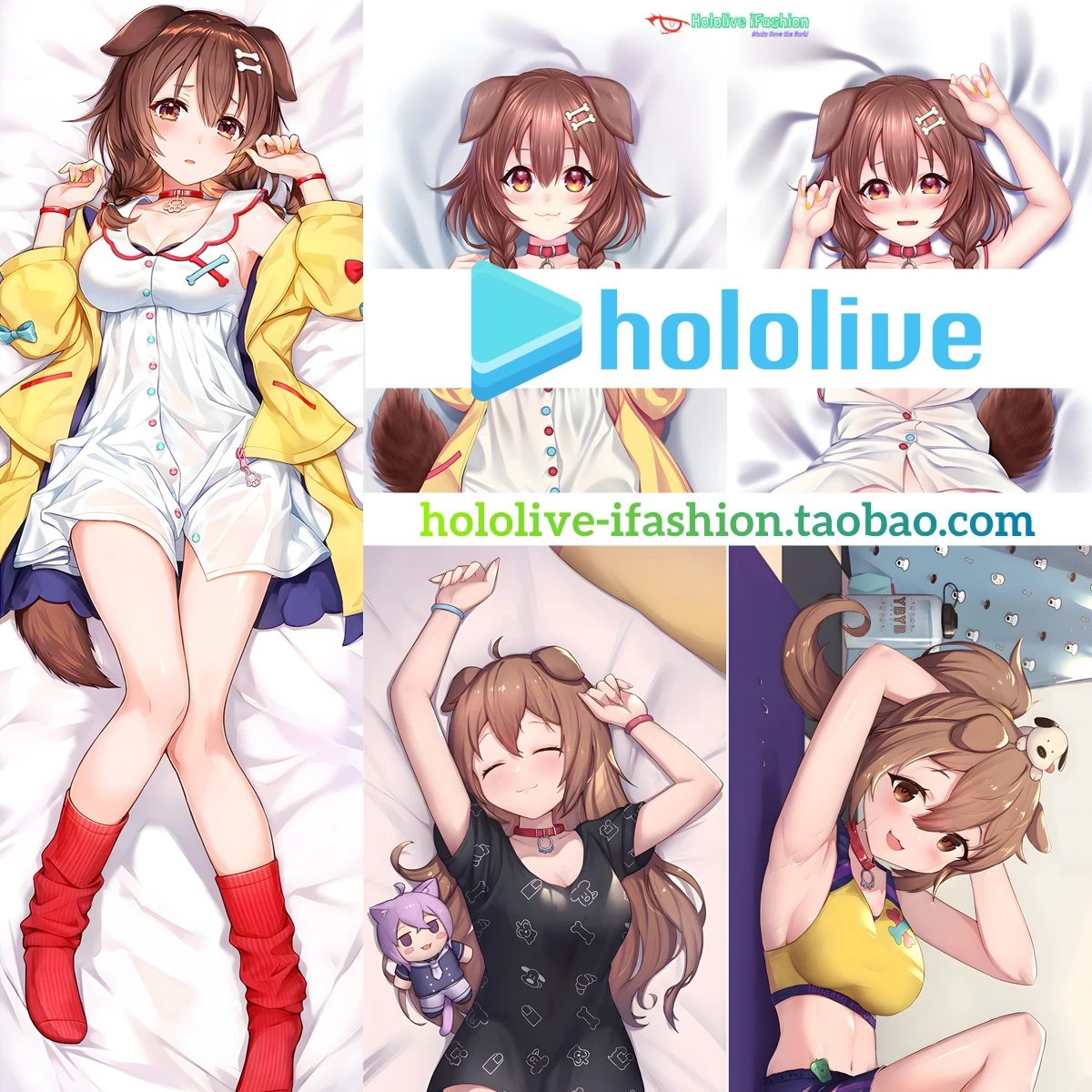

Anime Virtual YouTuber Inugami Korone Sexy Dakimakura Hugging Body Pillow Case Japanese Pillowcase Otaku Cushion Cover Gifts Hol