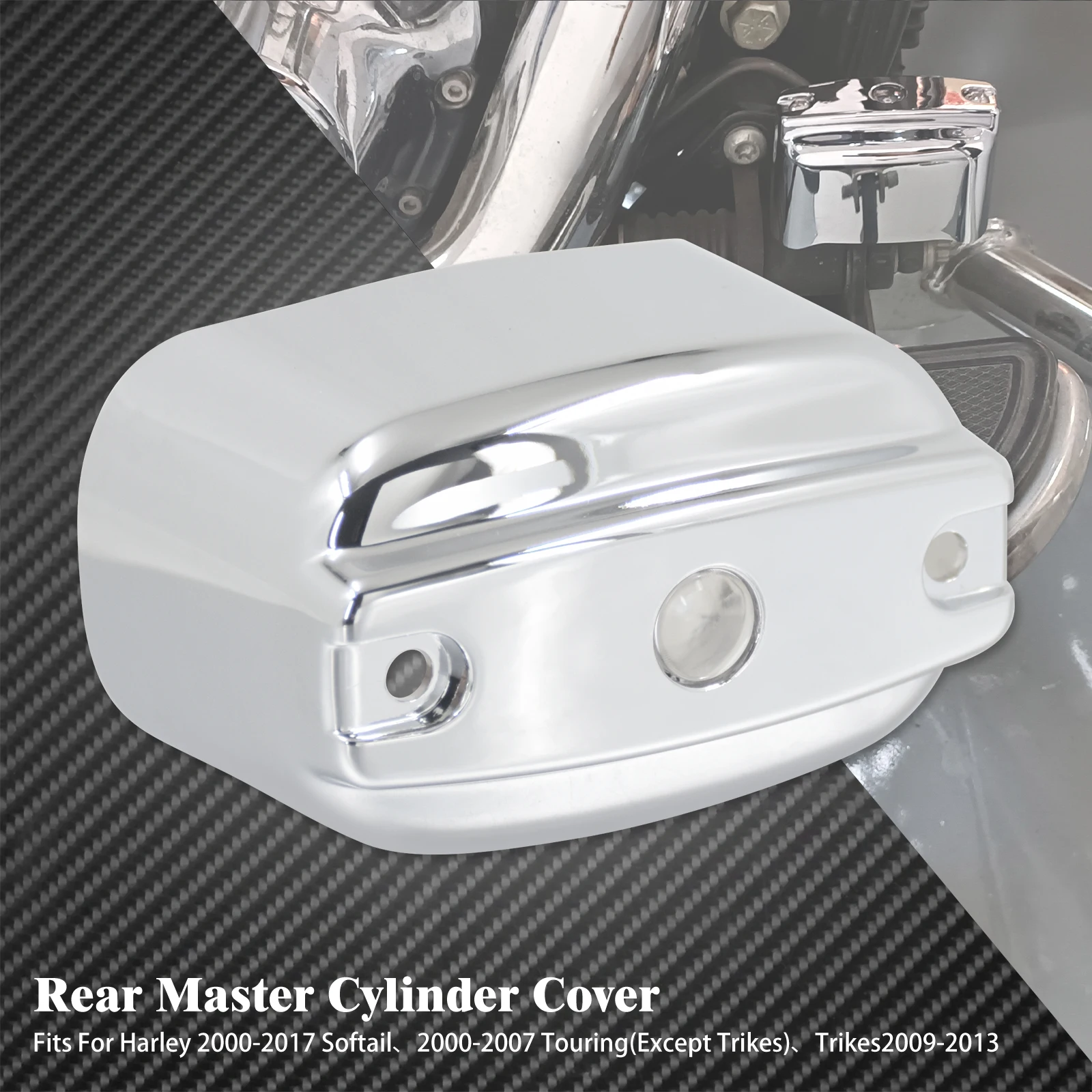 

Крышка заднего главного тормозного цилиндра для Harley Softail Fatboy FLSTF Heritage FLSTC 00-17 Touring Road King FLHR 00-07 Крышка тормоза