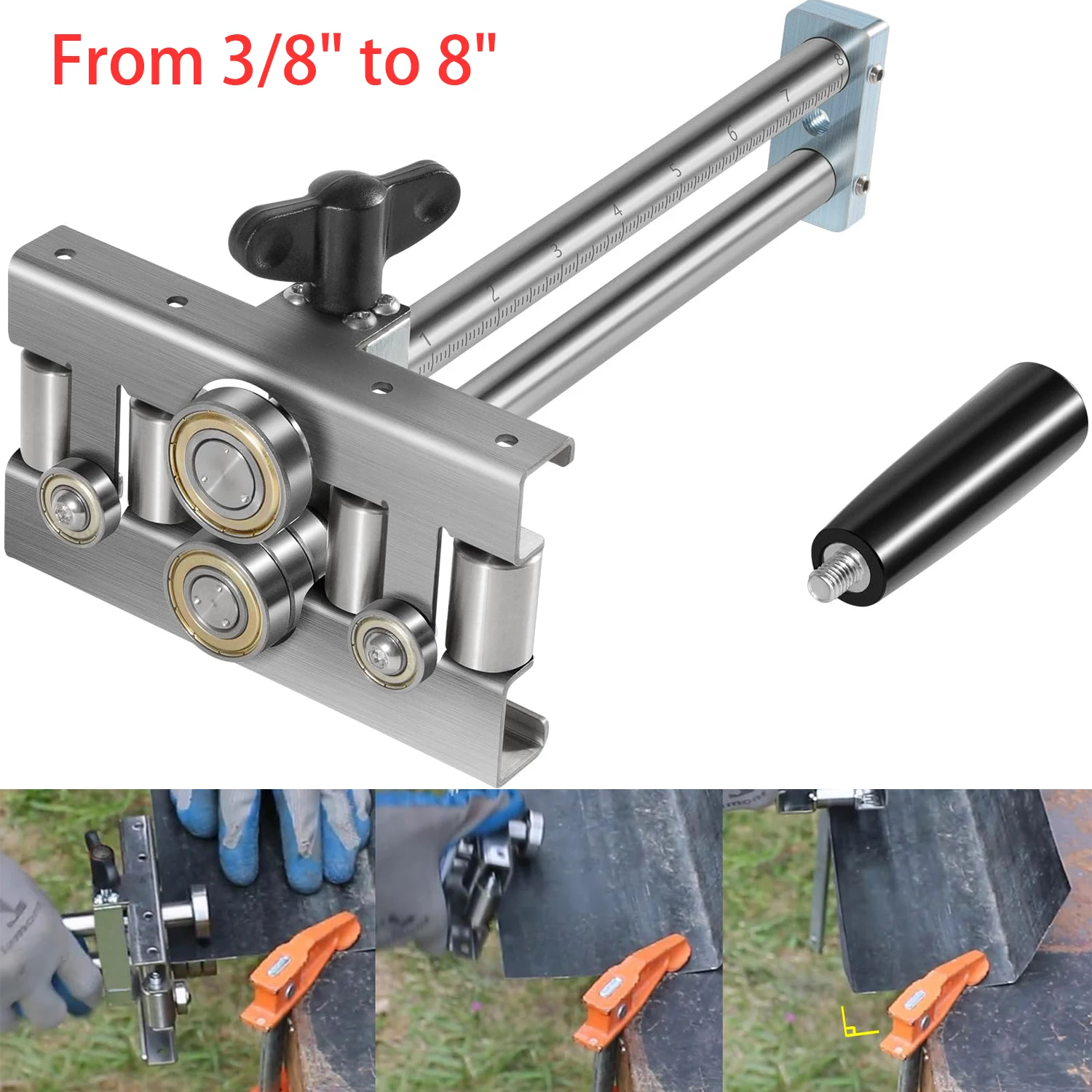 2204 Uni Bender Бендер для листового металла регулируемая высота изгиба от 3/8 до 8 дюймов