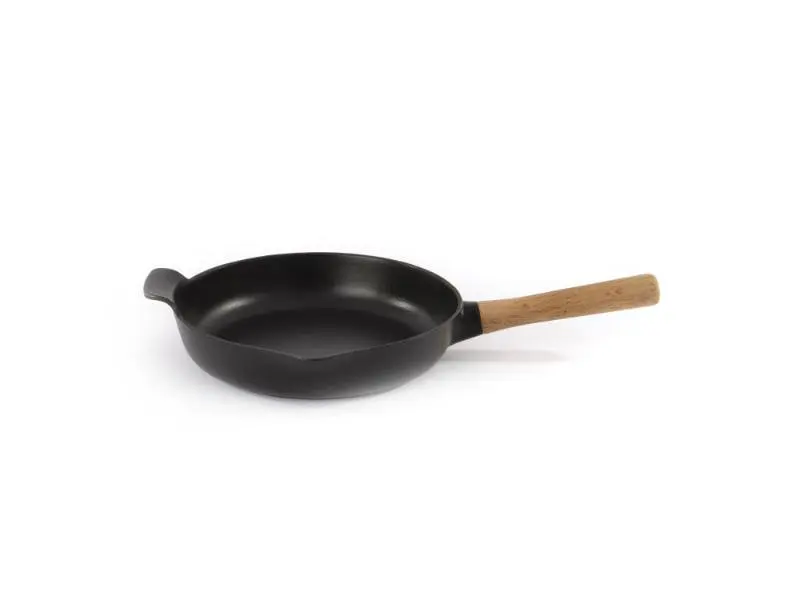 

Ron Cast Iron Cov. Сковорода, 2,6 Qt, 10,25 дюйма, BLK