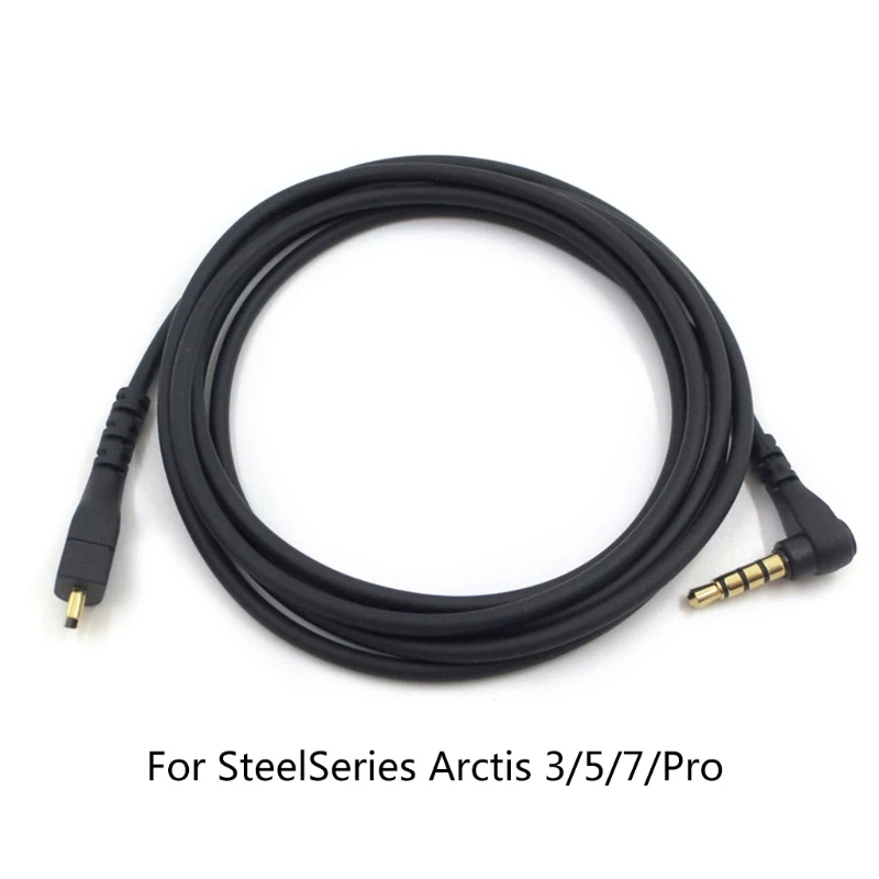 Headphone Microphone Cable Cord 3.5mm Interface Clear Sound 60 inch 1.5m Long Noise Canceling  for Arctis 3 5 7 Pro