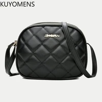 fashion handbags for women crossbody shoulder bag plaid pu leather multi zipper small messenger bags purse